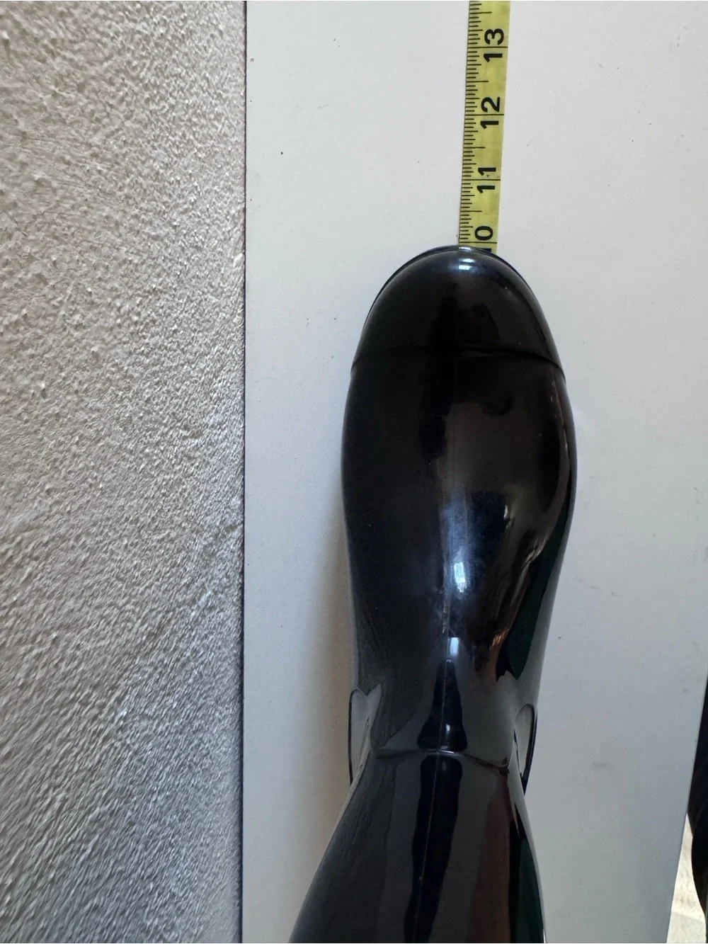 UGG Sienna Waterproof Rain Boots Black Glossy Size 7